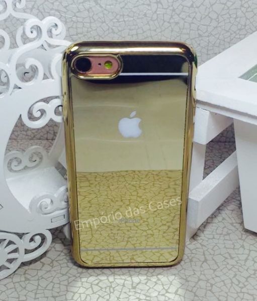 Case Espelhada Prime Gold iPhone 7 plus