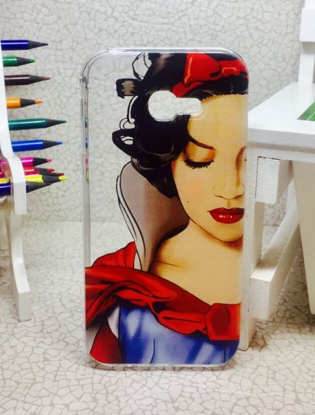 Case de Silicone Branca de Neve Galaxy A5 A520 2017