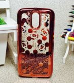 Case Água Glitter Mickey Face Rose Moto G4/G4 Plus