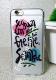 Case de Silicone Seguir em Frente iphone 5c