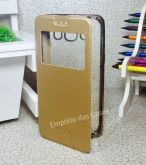 Case Carteira Luxo Gold J5 J510