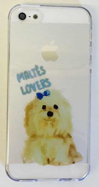 Case de Silicone Dog Maltês iphone 6