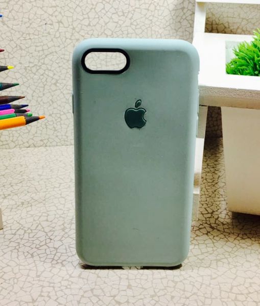 Case Silicone Básica Verde Água  iphone 7