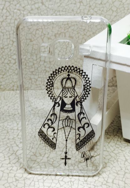 Case de Silicone Amém Galaxy J3