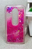 Case Água Glitter Star Pink Moto G3