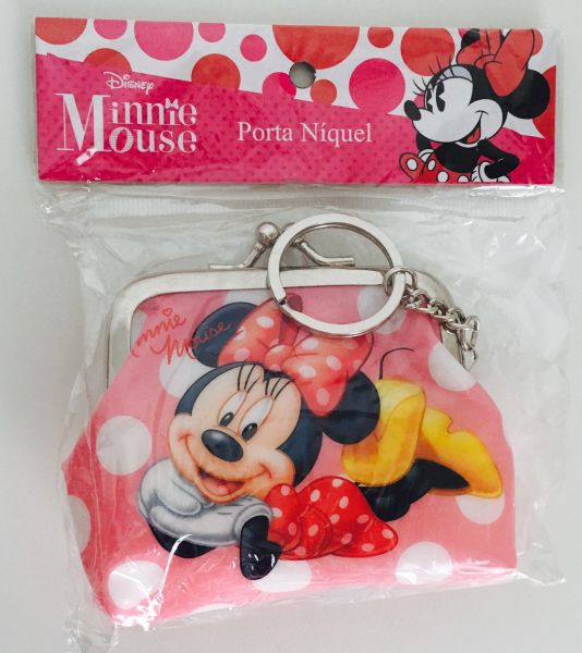 Porta Moeda Silicone Minnie