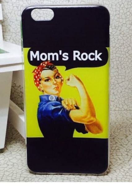 Case de Silicone Mom's Rock iphone 6 plus