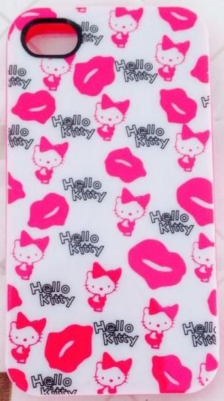 Case Hello Kitty Branca iPhone 4/4s