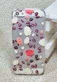 Case de Silicone Flores iphone 5/5s/SE