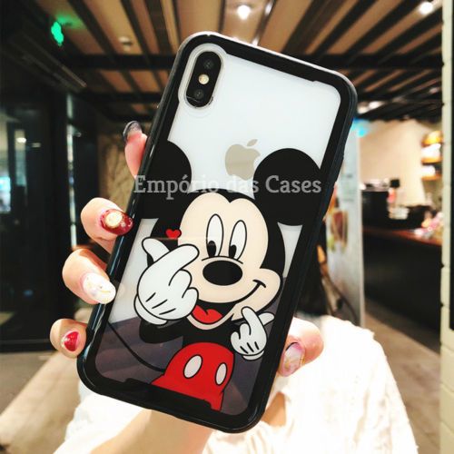 Case 3D Efeito Vidro Mickey iPhone 7 / 8