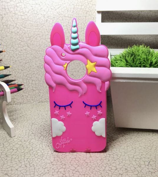 Case 3D Doce Unicórnio Pink Moto G5 Plus