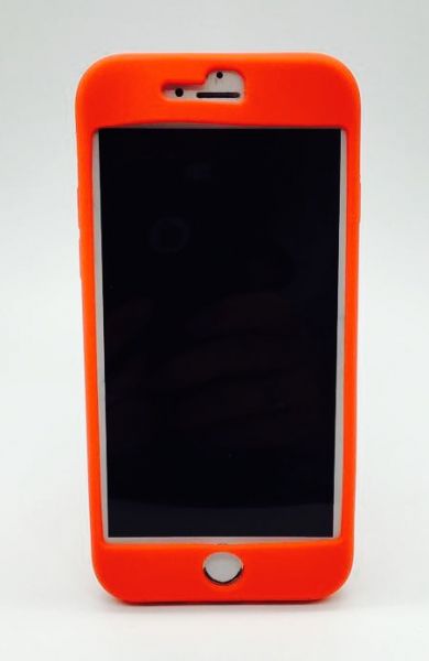 Case 360 Híbrida de Silicone Vermelho iphone 7 plus