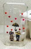 Case de Silicone Chuva de Amor Galaxy J3