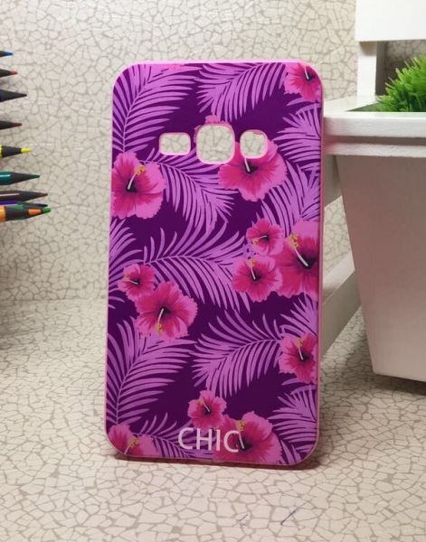 Case 3D Chic Flores Lilas Galaxy J2 2016