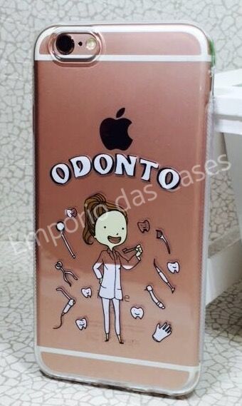 Case de Silicone Profissão Odontologia iphone 5c