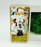 Case Água Glitter Minnie Pose Gold Galaxy J7 Prime