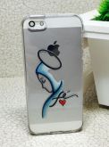 Case de Silicone Santa iPhone 5/5s/SE