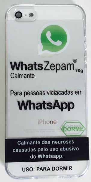 Case de Silicone Whatszepam Iphone 5/5s/SE