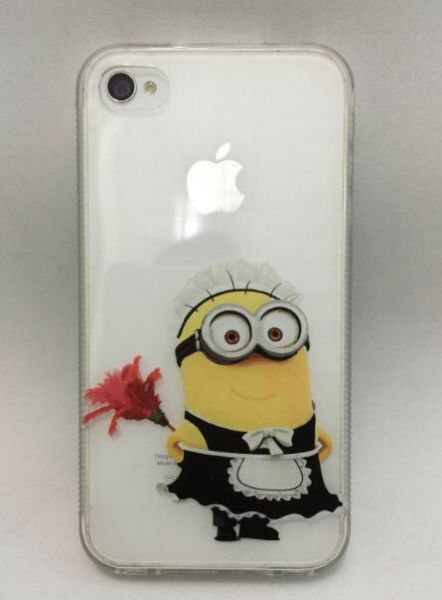 Case de silicone Minions Faxina iphone 5/5s/SE