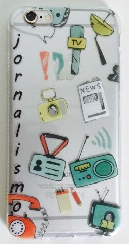 Case de Silicone Jornalismo Iphone 6/6s