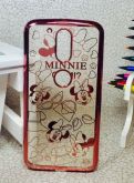 Case Luxo Minnie Star Rose Moto G4 / G4 Plus