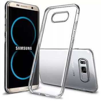 Case de Silicone Transparente Galaxy S8