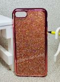 Case Glamour Strass Rose iphone 8