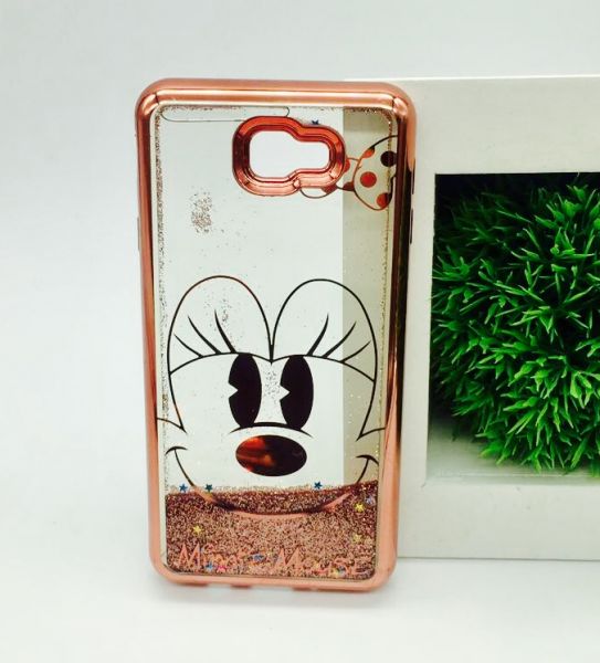 Case Água Glitter Minnie Rose Galaxy J7 Prime