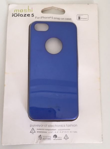 Case Anti Impacto Moshi Azul iPhone 5/5s/SE