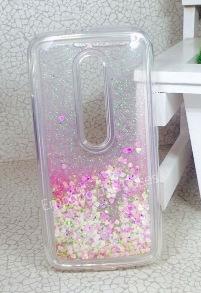 Case Água Glitter Star Branco Moto G3