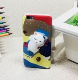 Case 3D Squishy Gatinho na praia iPhone 6/6s