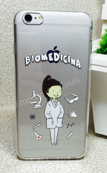 Case de Silicone Profissão Biomedicina iphone 6 Plus/6s Plus