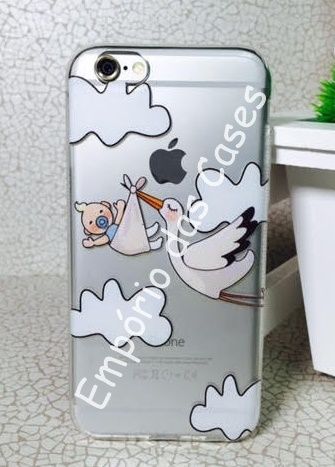 Case de Silicone Cegonha iphone 6/6s