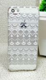 Case de Silicone Cortina de Rendas iphone 5/5s/SE