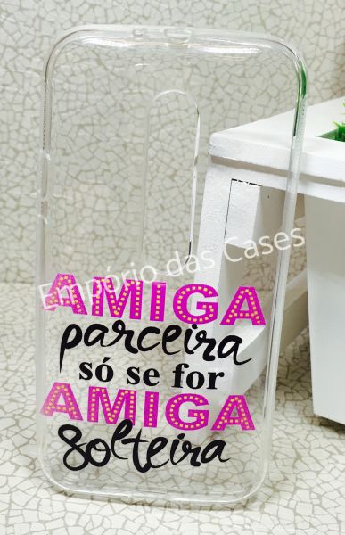 Case de Silicone Amiga Parceira Moto G3