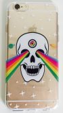 Case de Silicone Caveira Color iphone 5c