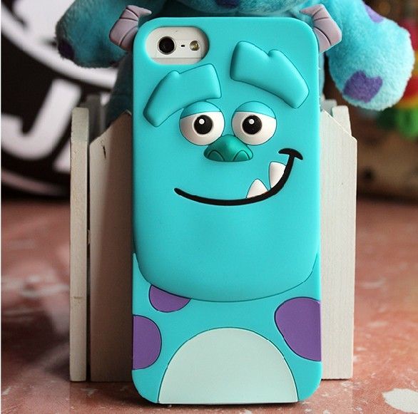 Case de Silicone 3D Sulley Monstros SA iPhone 4/4s