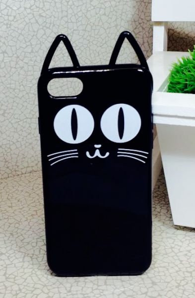 Case Gatinho Black iPhone 7