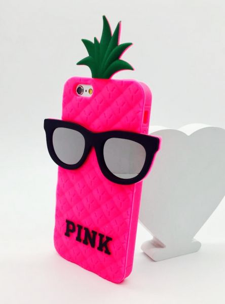 Case Abacaxi Pink Neon iphone 6/6s