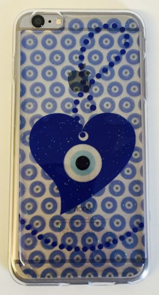 Case de Silcone Amuleto Olho Grego iphone 6 Plus/ 6s Plus