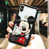 Case 3D Efeito Vidro Mickey iPhone X