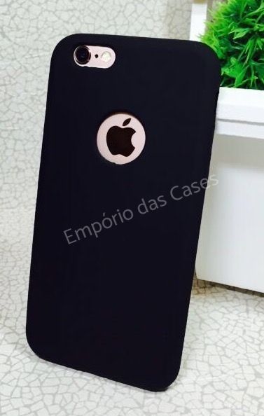 Case Flexível Preto iPhone 6/6s