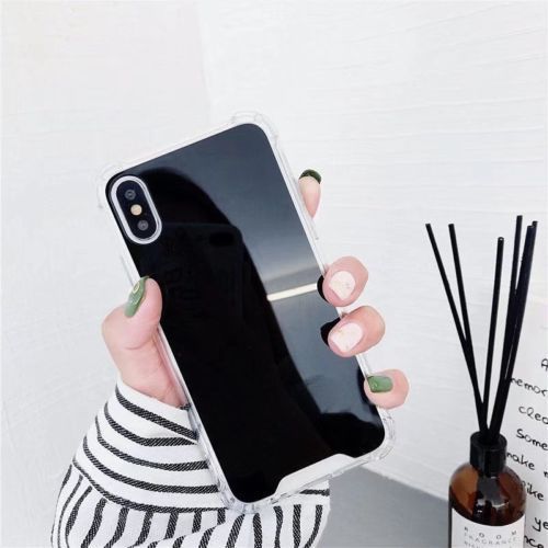 Case Anti Impacto Espelhada Preta iPhone X