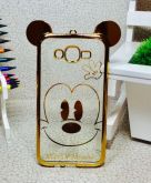 Case Luxo Mickey Orelha Gold Galaxy J7 J700