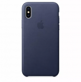 Case Couro Azul Meia Noite iphone X