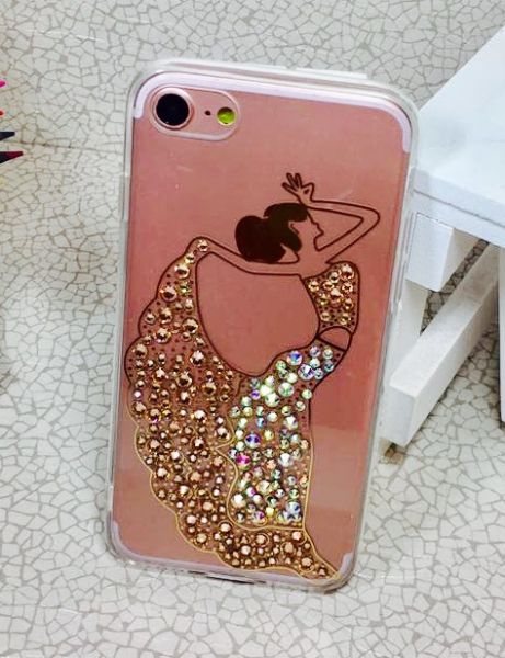 Case Luxo Strass Bailarina iphone 7