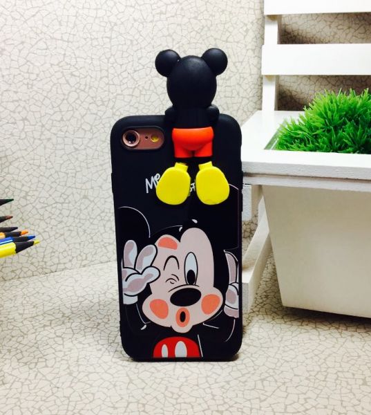 Case 3D Mickey Espelho Agarradinho iphone 7