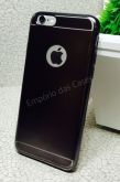 Case Flexível Preto com efeito metalizado iphone 6/6s