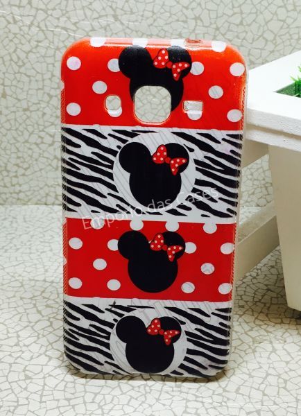 Case de Silicone Minnie Estampas Galaxy J3