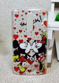 Case de Silicone Mickey e Minnie Smack LG K10